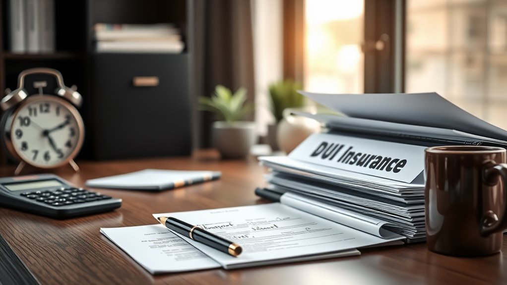 dui insurance filing process